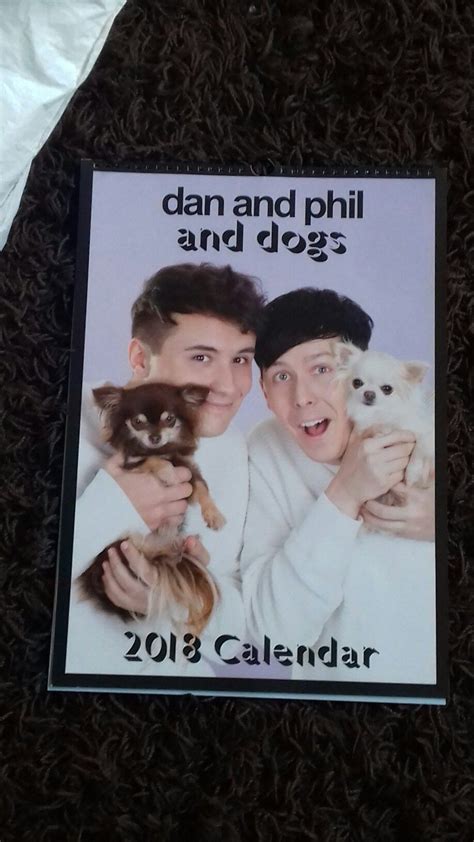dan and phil dog calendar|Dan and Phil 2018 Calendar with Dogs .